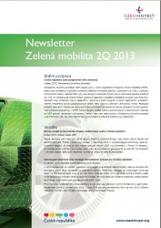 Newsletter Zelená mobilita – 2Q 2013